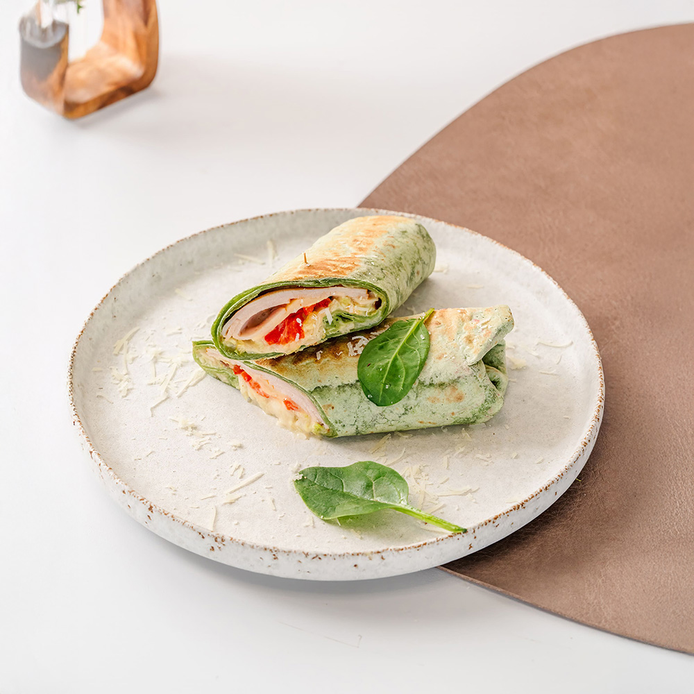 TURKEY & CHEESE SPINACH WRAP